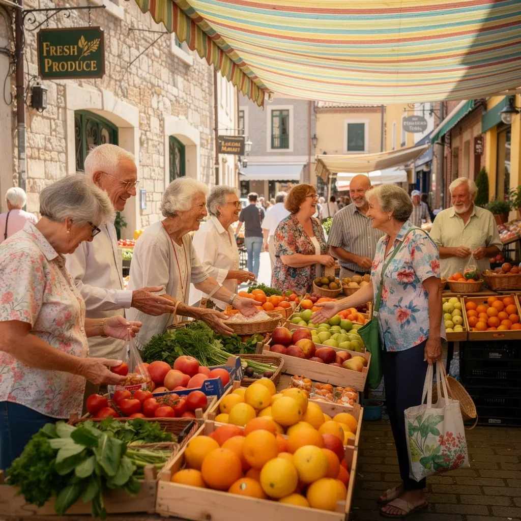 Egy idős hölgy, aki könnyű súlyzókat emel, erősítve izmait.